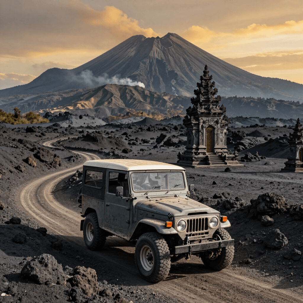 Mbah Maridjan Trip - Jeep Lava Tour Kaliurang